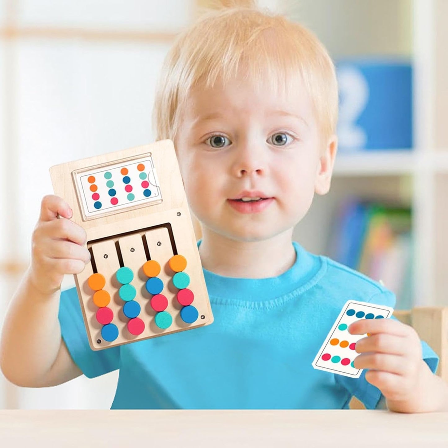 Wooden Color Matching Puzzle Board Game | 2025-5