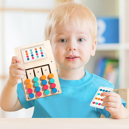 Wooden Color Matching Puzzle Board Game | 2025-5