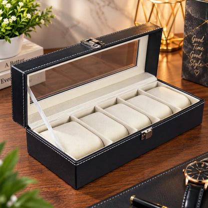 Premium Watch Organizer Box for Elegant Watch Storage and Display