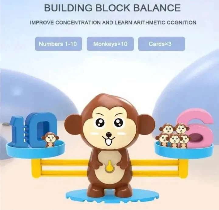 Weight Balance Learning Scale - Monkey Balance Game (ME-028)