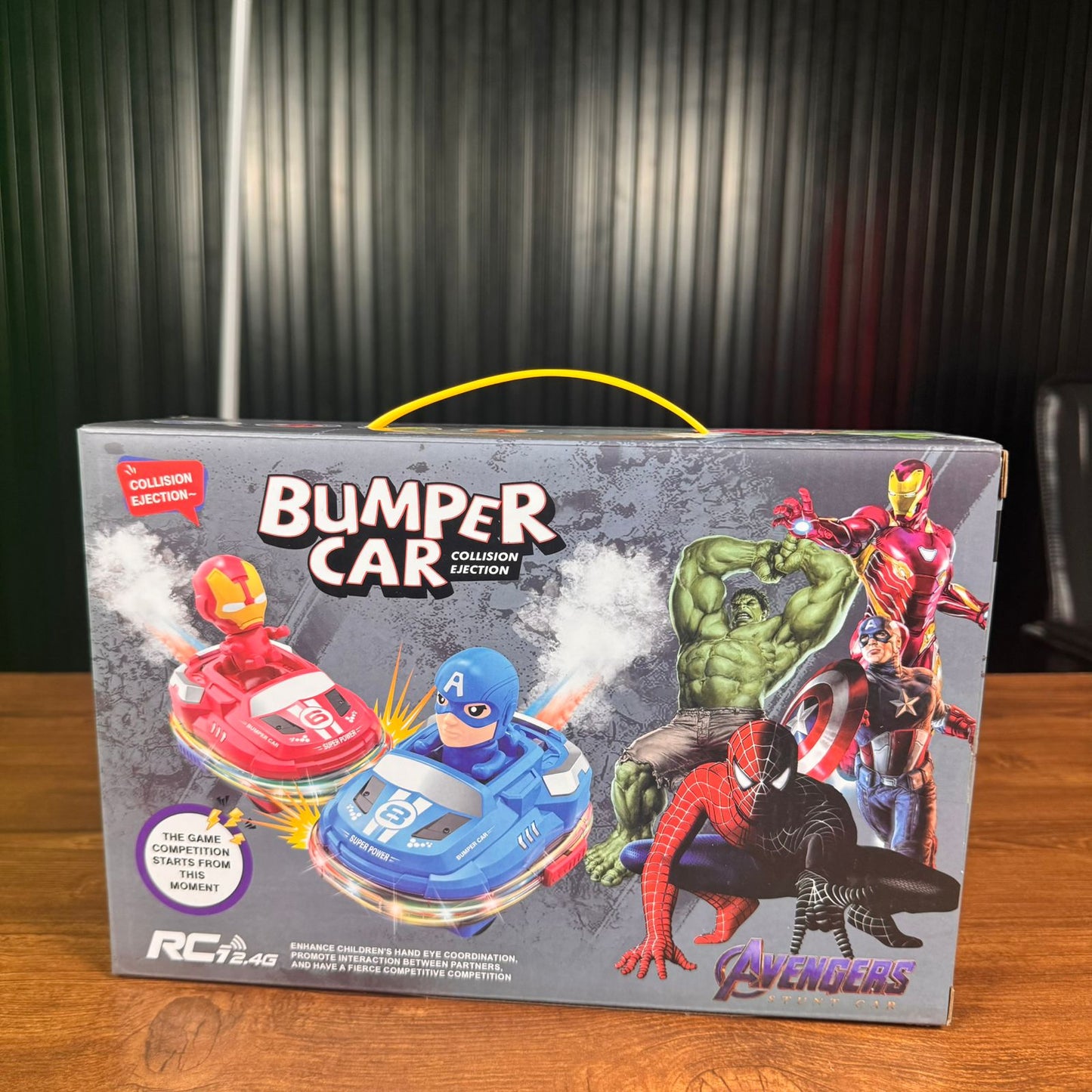 Avengers Superhero Ride-On Bumper Car for Kids