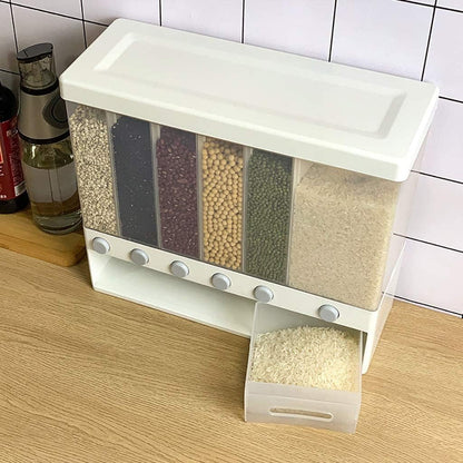 Rice Dispenser Food Storage Box Container - Deliverrpk