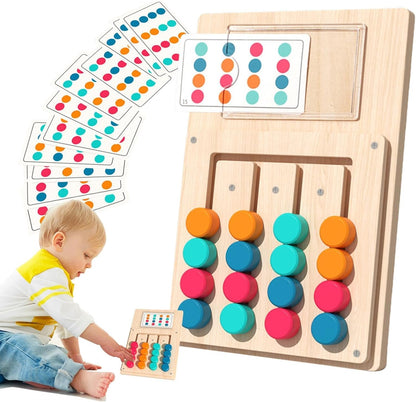 Wooden Color Matching Puzzle Board Game | 2025-5