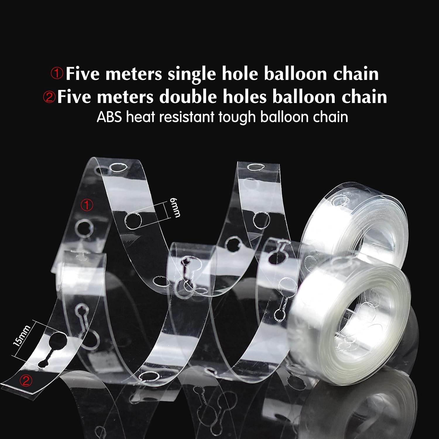 5m Balloon Arch Strip Tape Connect Strip Chain - Deliverrpk