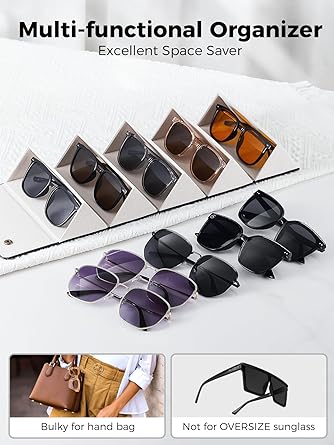 Leather Sunglasses Organizer - Deliverrpk