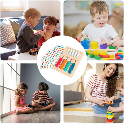 Wooden Color Matching Puzzle Board Game | 2025-5