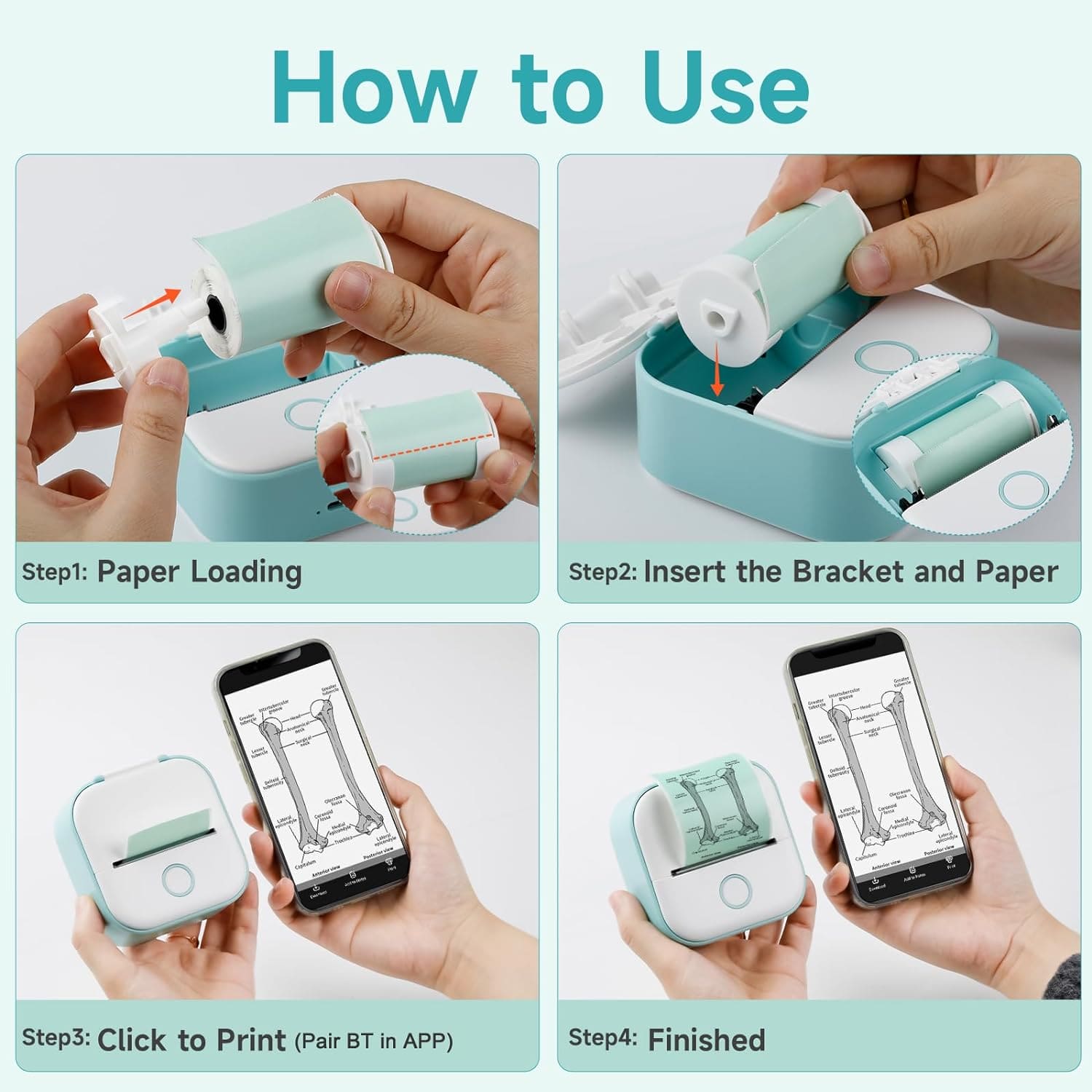 Mini Thermal Inkless Printer - Deliverrpk