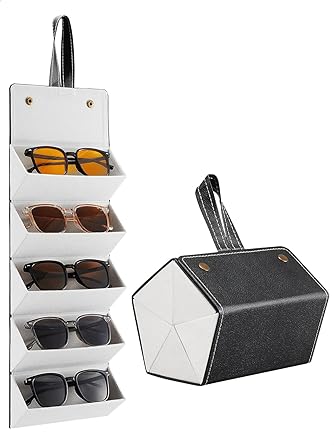 Leather Sunglasses Organizer - Deliverrpk