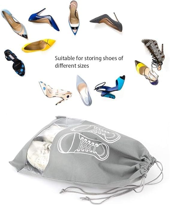 Portable Travel Shoe Bag Waterproof Large Capacity Shoes Bags (Each bag holds 1 pair of shoes) - Deliverrpk