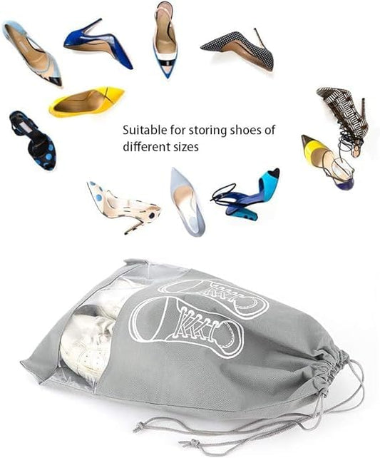 Portable Travel Shoe Bag Waterproof Large Capacity Shoes Bags (Each bag holds 1 pair of shoes) - Deliverrpk