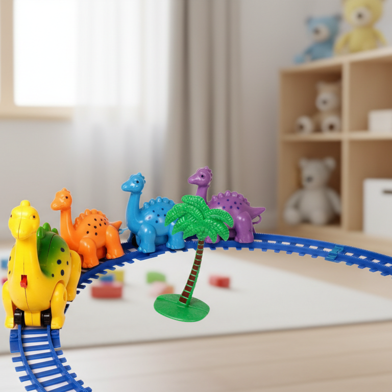 Multicolor Dinosaur Train Track Set - Toynix.pk