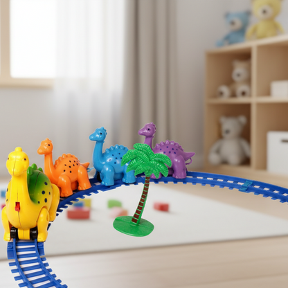 Multicolor Dinosaur Train Track Set - Toynix.pk