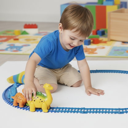 Multicolor Dinosaur Train Track Set - Toynix.pk