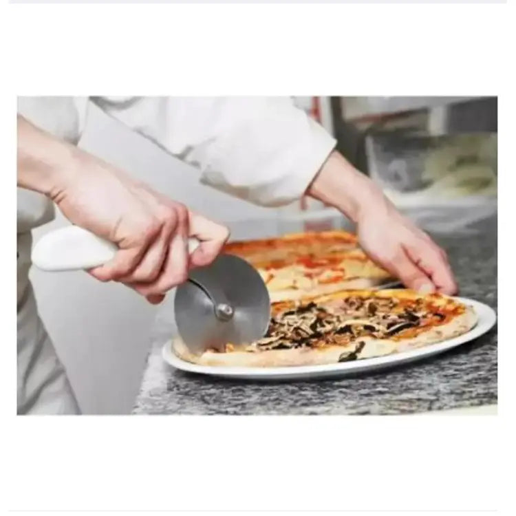 Pizza Cutter Wheel, Stainless Steel, Sharp blade, Silver and Multicolor - Deliverrpk