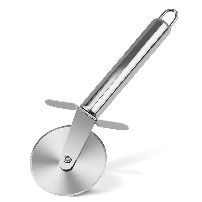 Pizza Cutter Wheel, Stainless Steel, Sharp blade, Silver and Multicolor - Deliverrpk