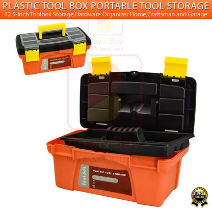 High Quality Tool Box with Removable Tool Tray - 12.5 Inch - Deliverrpk