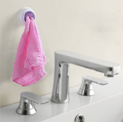 Suction Pad Cloth Towel Holder Push in Clip Towel Hanger Self Adhesive Clip Cloth Holder-Random Color - Deliverrpk