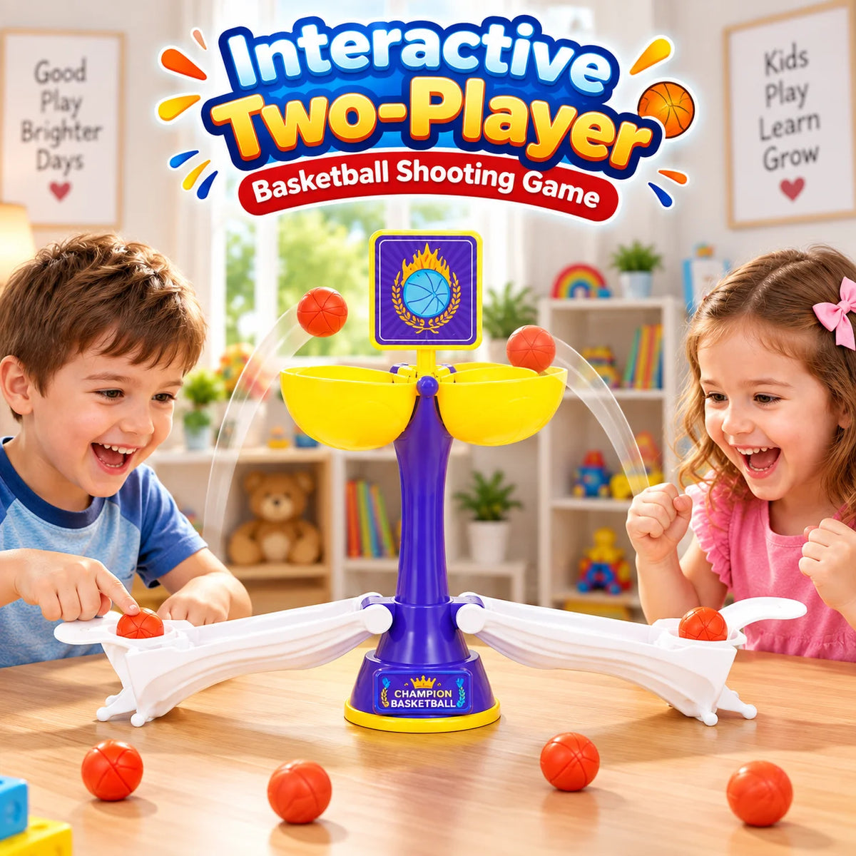 Two Player Basketball Game for Kids - deliverrpk