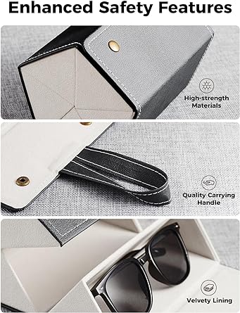 Leather Sunglasses Organizer - Deliverrpk