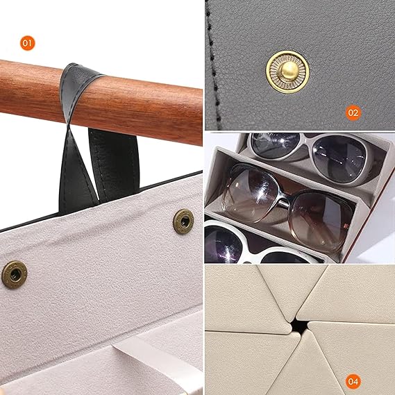 Leather Sunglasses Organizer - Deliverrpk