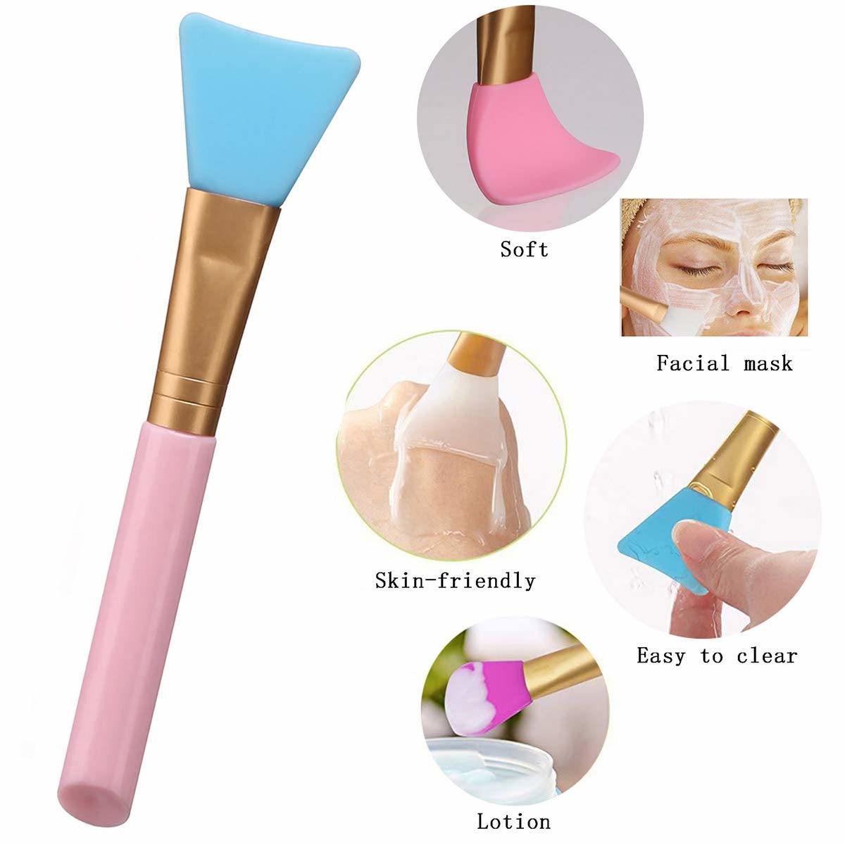 Packof 2 (Professional Soft Silicone Mask Brushes Foundation Makeup Brushes) - Deliverrpk