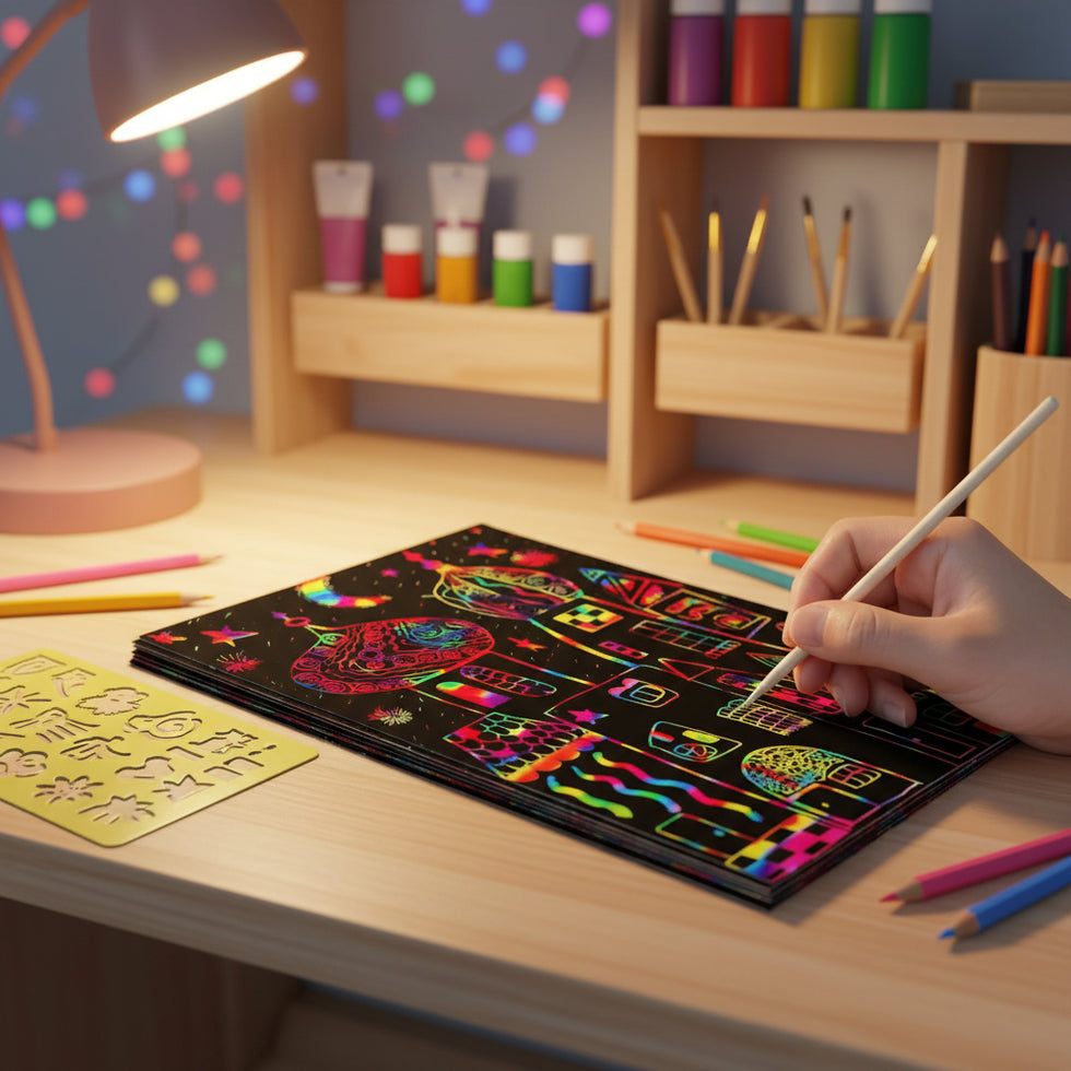 Magic Scratch Art Notebook Set for Kids (E-0014)