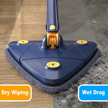 Triangle Twister Mop 360° Rotating Mop Triangular mop head easy cleaning Automatically twisting water - Deliverrpk