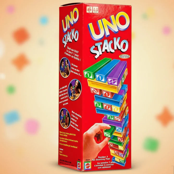 UNO Stacko Color Stacking Blocks Game For Kids