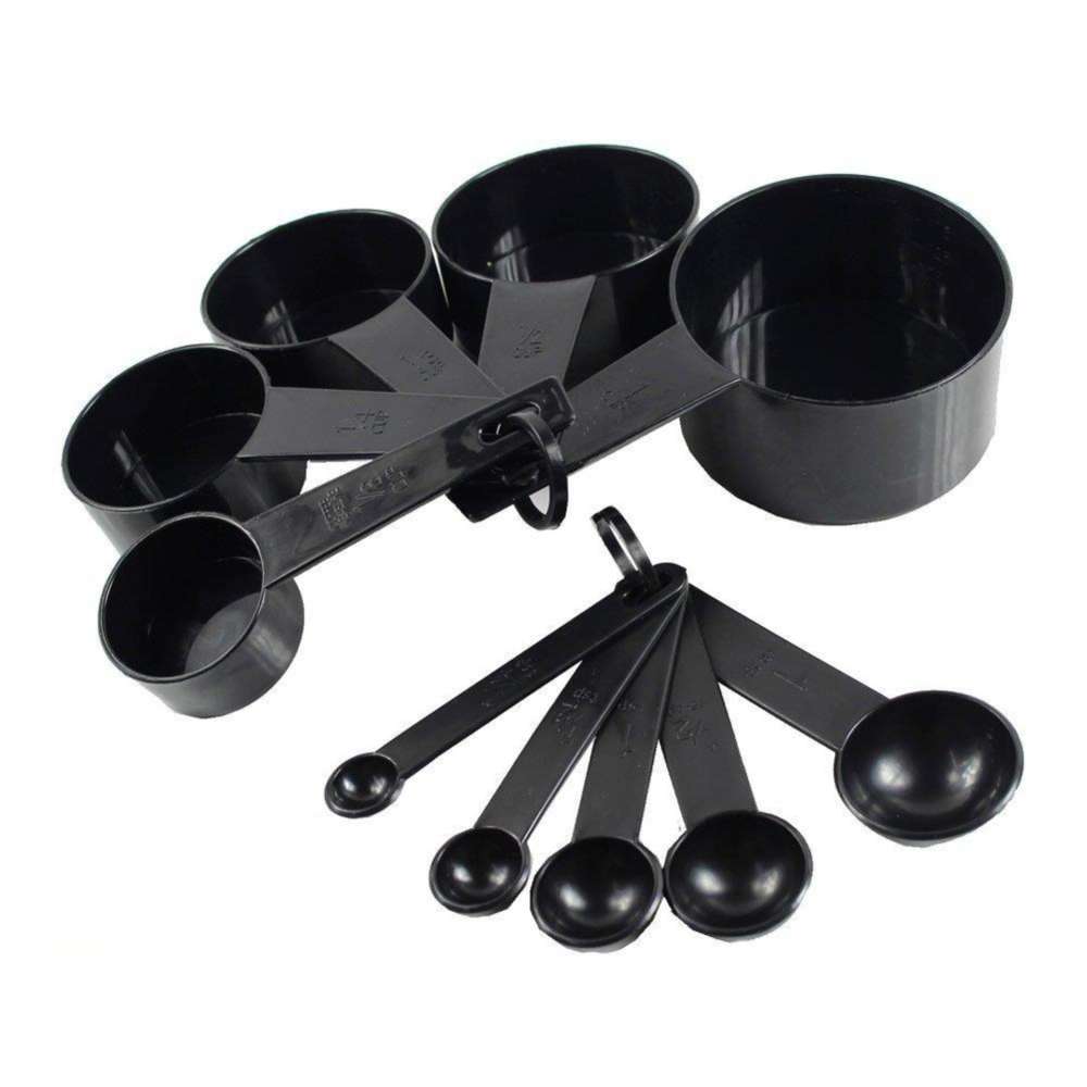 Pack Of 10 PC - Kitchen Measuring Tool Measuring Cups and Spoons Coffee Sugar Scoop Baking Measuring Cups Cooking Baking Accessories - Deliverrpk