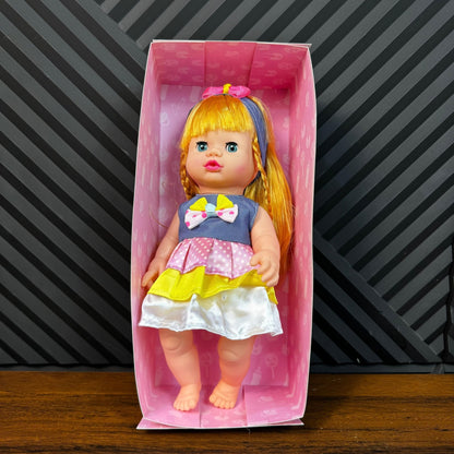 Baby Doll Happy Every Day with Feeding Bottle & Music - Toynix