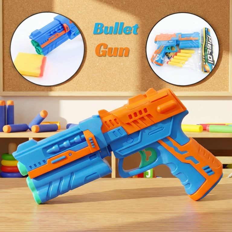 Shooting Soft Bullet Gun Toy for Kids – Safe Fun Play - Toynix.pk