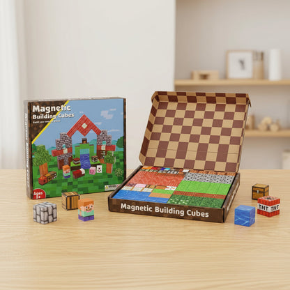Minecraft Magnetic Building Blocks Cubes 100pc