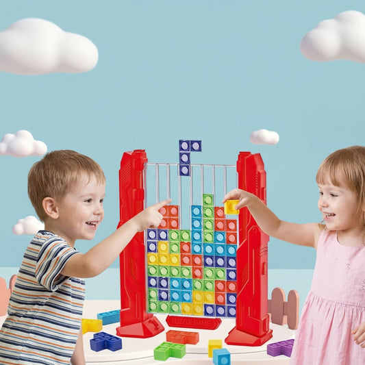 Children's Stacking Puzzle Building Blocks Tower For Kids