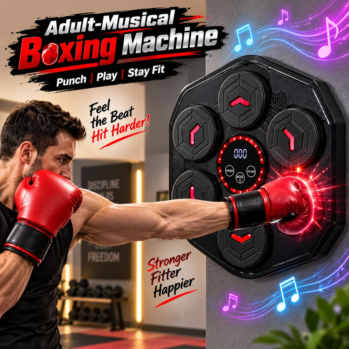 Adult Music Boxing Machine 