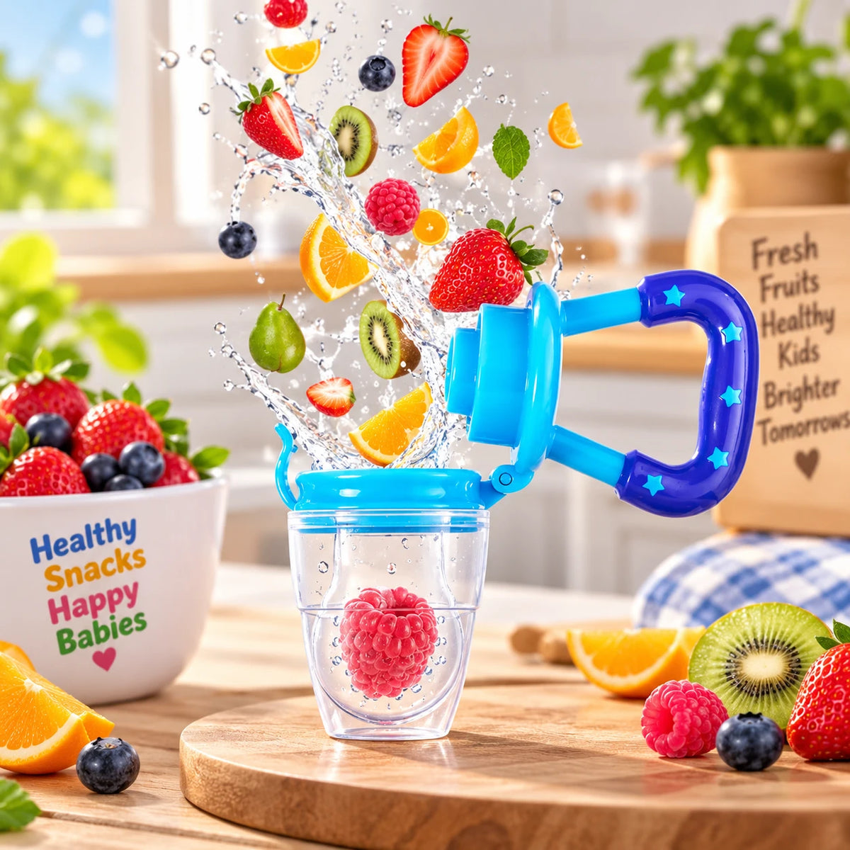 Baby Fruit Pacifier Silicone Feeder-Deliiverrpk