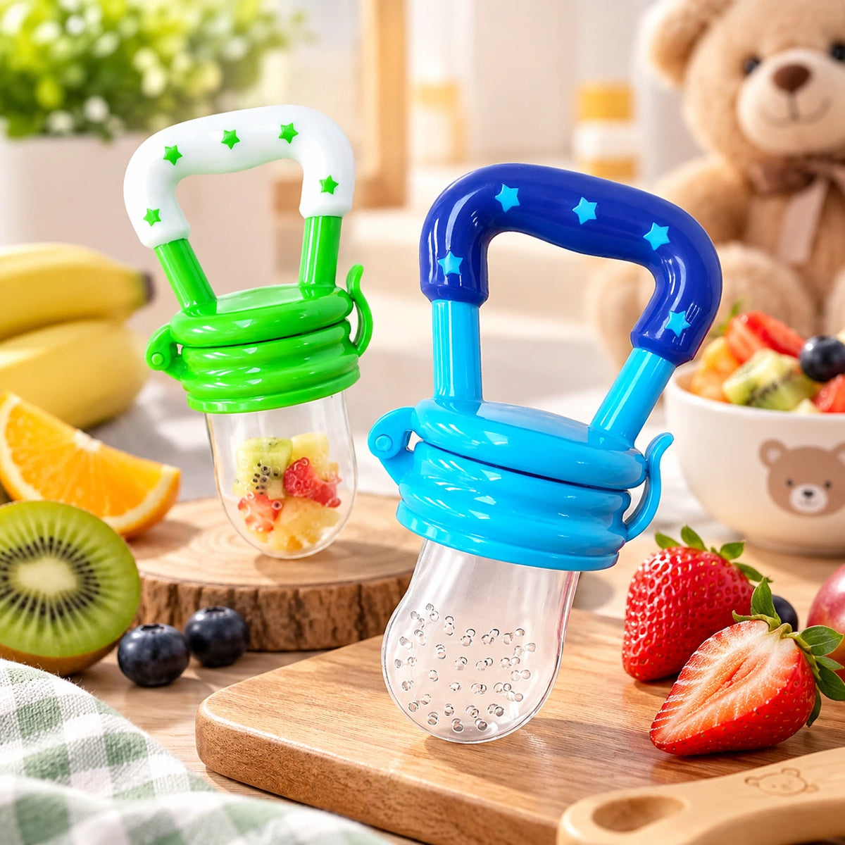 Baby Fruit Pacifier Silicone Feeder-Deliiverrpk