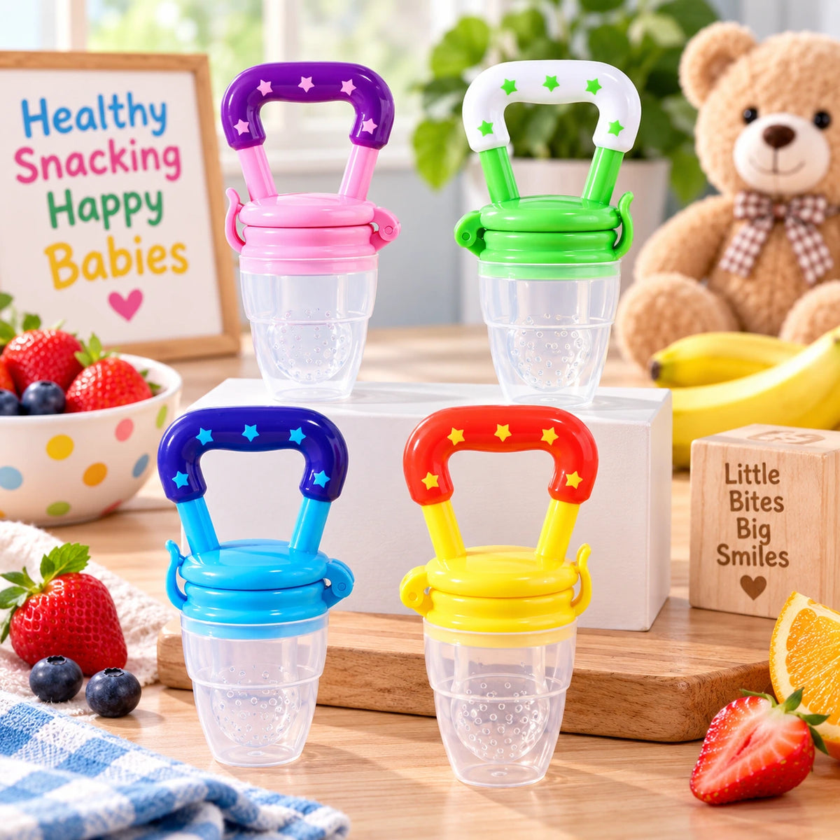 Baby Fruit Pacifier Silicone Feeder-Deliiverrpk