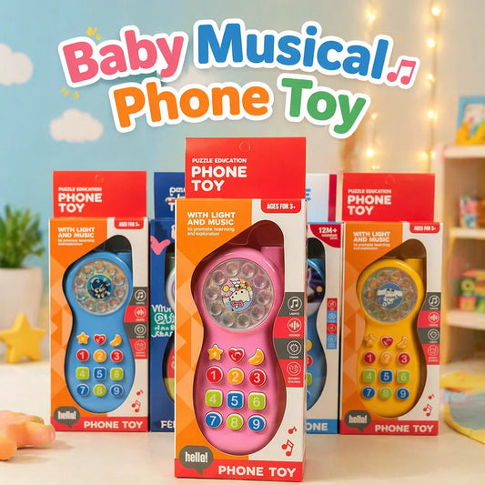 Baby Musical Phone Toy With Lights