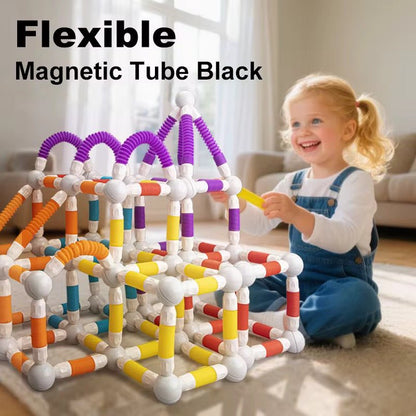 Flexible Magnetic Tube Building Blocks (36pcs)