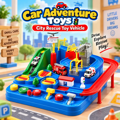 Car Adventure Toys,City Rescue Toy Vehicle~deliverrpk