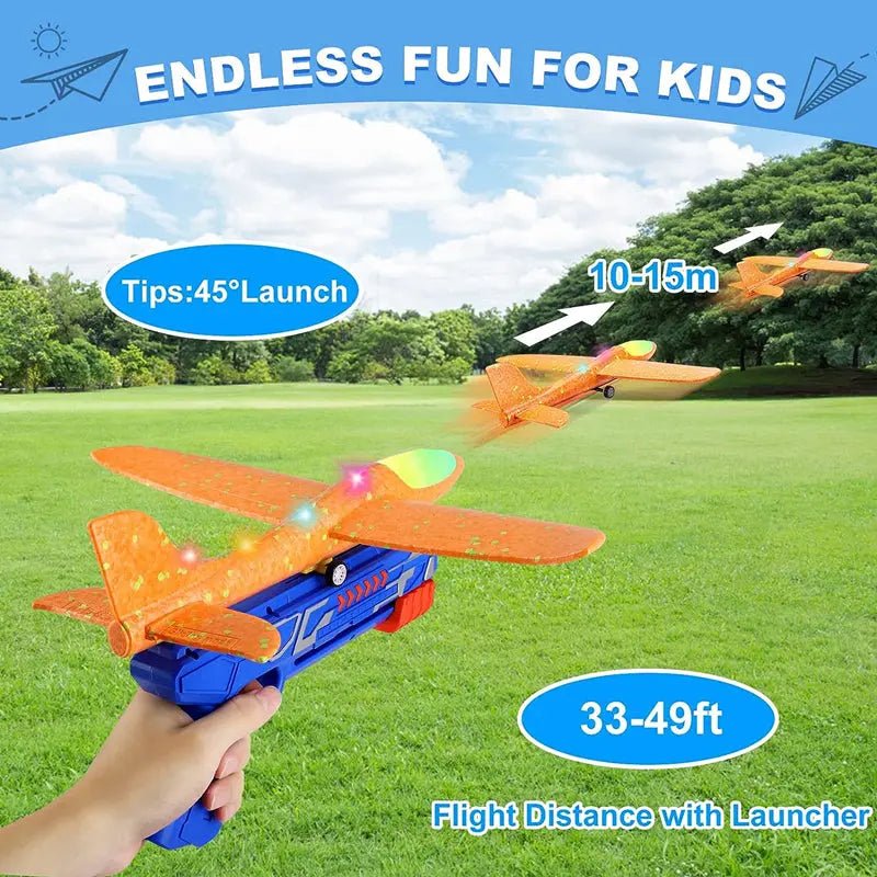 Catapult Airplane Launching Glider Gun - Toynix