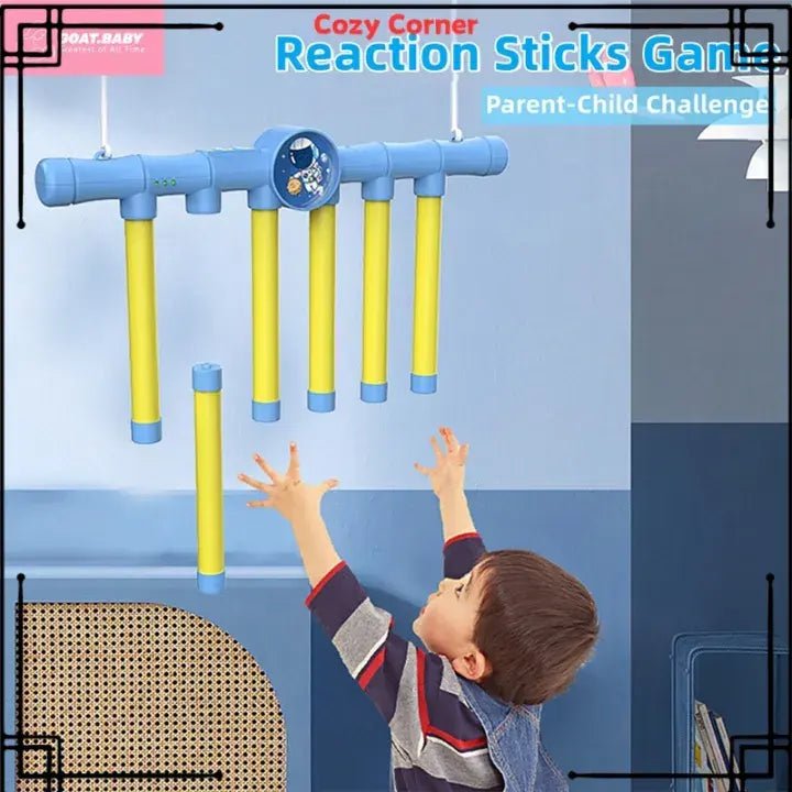 Catching Sticks Reaction Game for Kids Interactive Hanging Challenge Toy