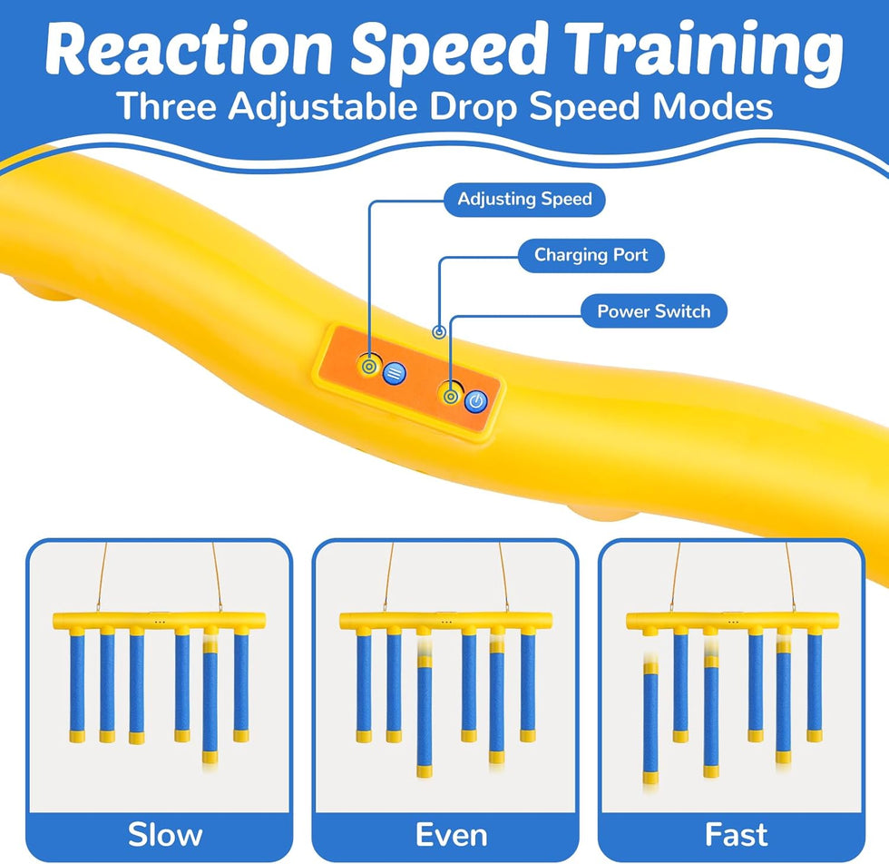 Catching Sticks Reaction Game for Kids Interactive Hanging Challenge Toy
