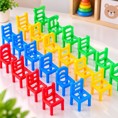 Chairs Balance Puzzle Battle Building Blocks Game - deliverrpk