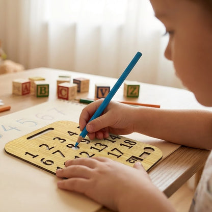 Early Learning Wooden Stencil Board For Kids (Set of 3)