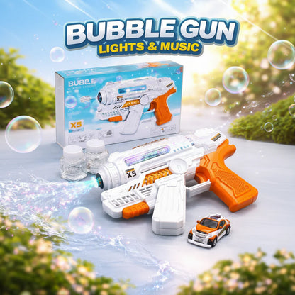 Bubble Machine with Lights And Music For Kids