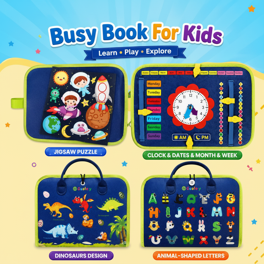Kids Educational Busy Book