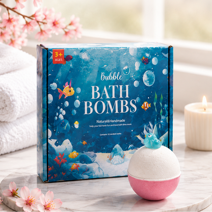 Kids Bath Bombs with Surprise Toys Inside (HY5012)