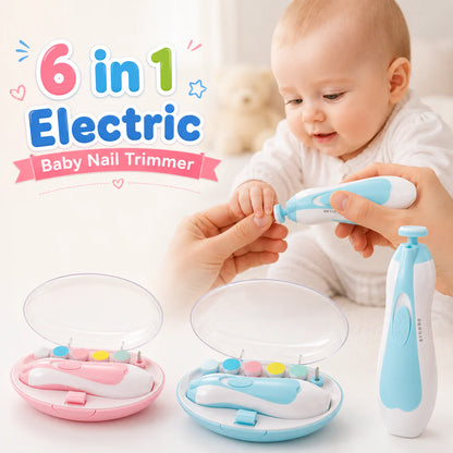 6 in 1  Electric Baby Nail Trimmer Kit