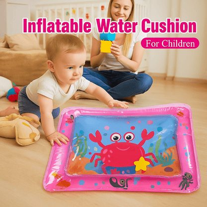 Premium Baby Inflatable Water Tummy Time Mat (Pink) - Toynix